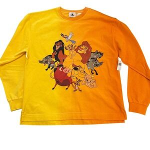 Disney‎ Lion King Spirit Jersey Orange Yellow Simba Rafiki Timon Pumbaa SM NWT
